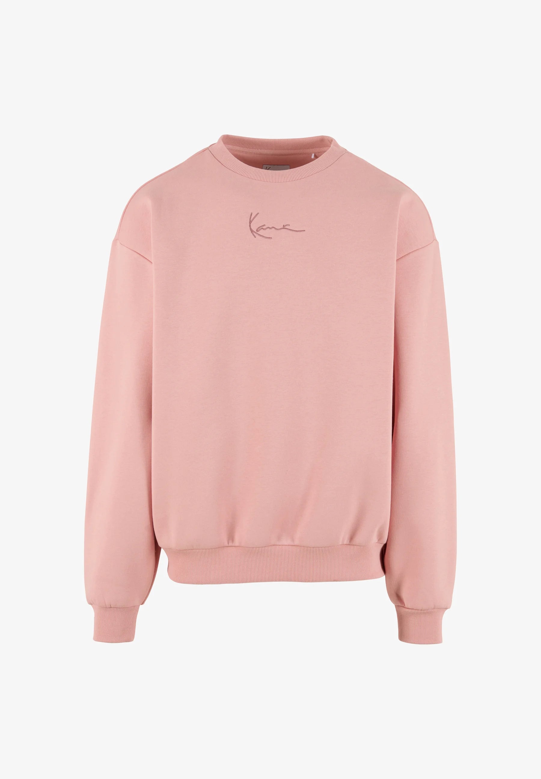 KARL KANI SUDADERA OVERSIZED SIN CAPUCHA SIGNATURE ESSENTIAL ROSA