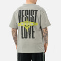 KARL KANI WOVEN RESIST LOVE CAMISETA GRIS CLARO