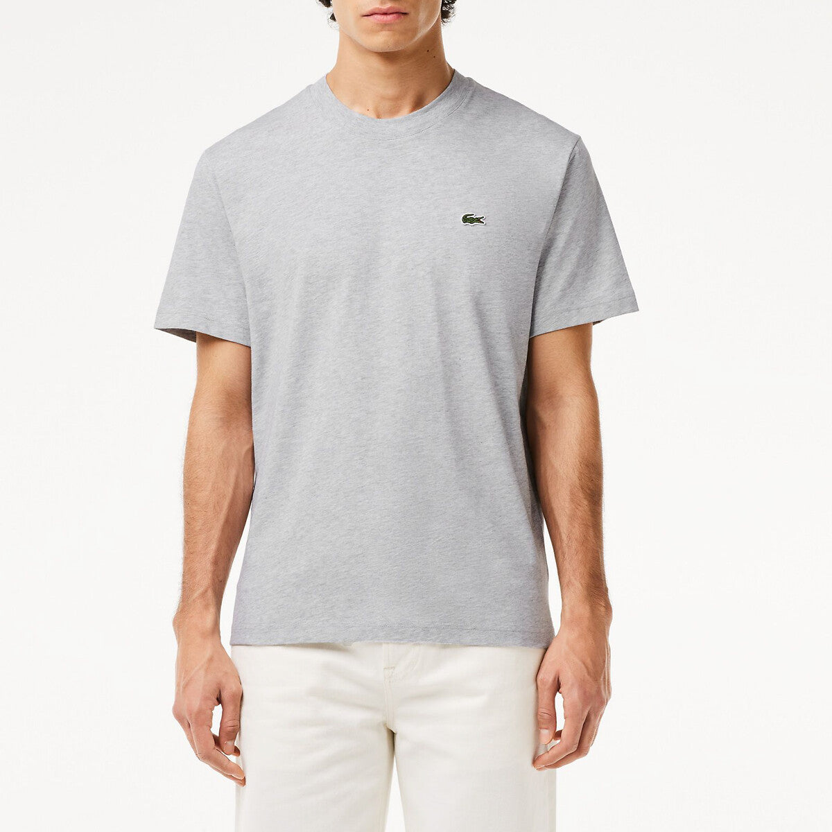 LACOSTE CAMISETA CORTE CLÁSICO CAMISETA CLASSIC FIT GRIS