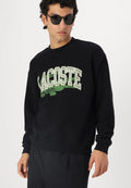 LACOSTE FELPA HOLGADA SUDADERA OVERSIZE FIT NEGRA