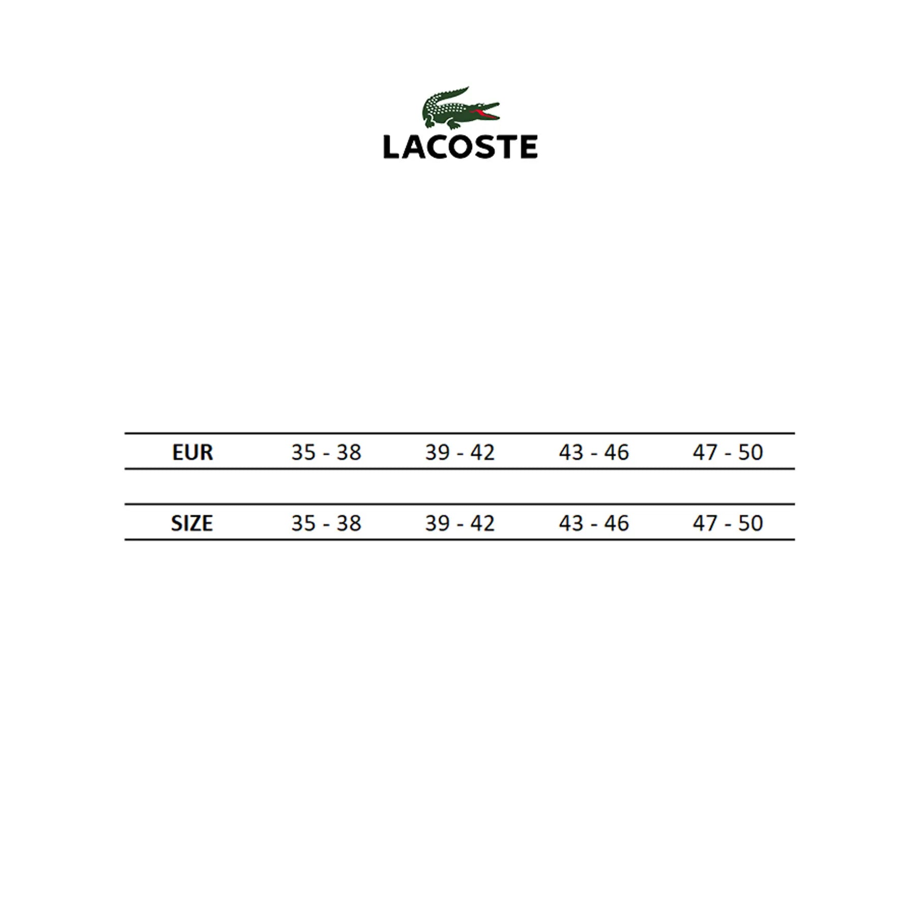 LACOSTE PACK 3 CALCETINES CALCETÍN PACK 3