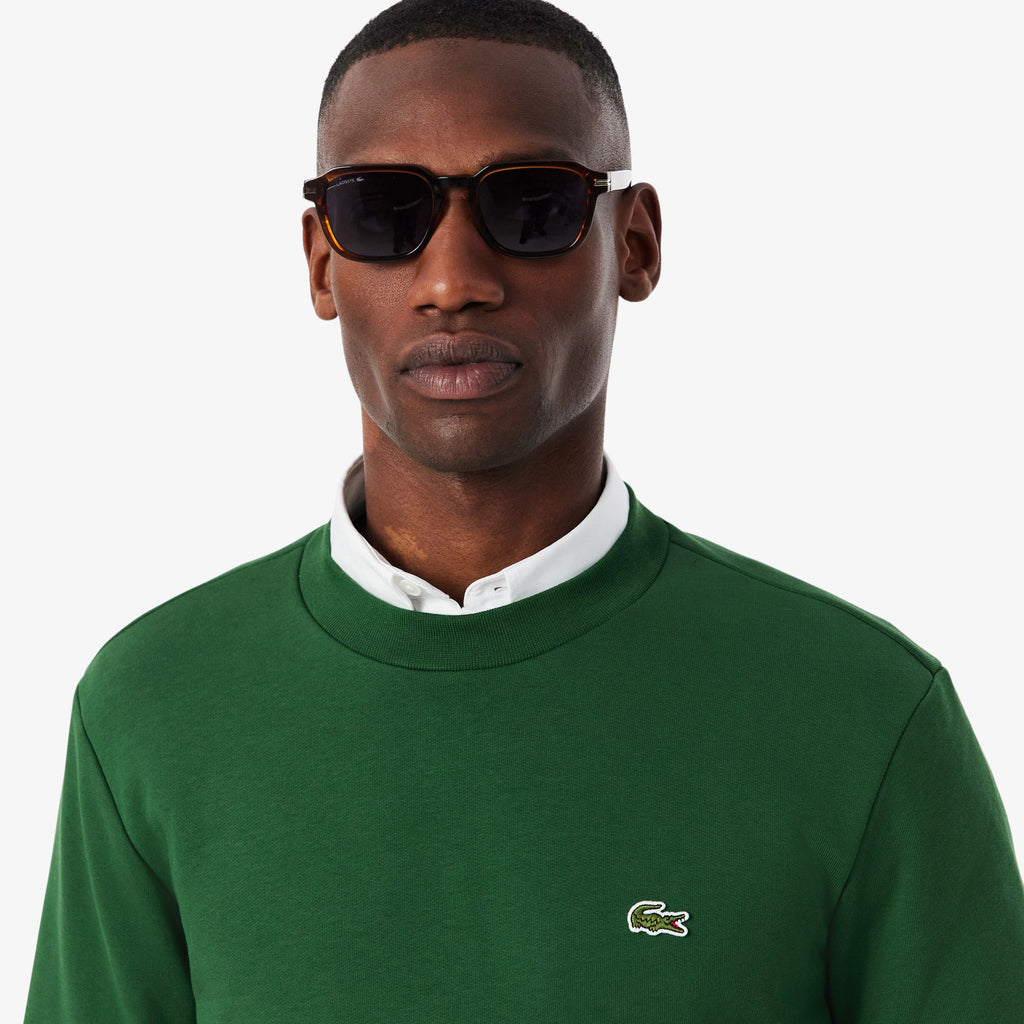 LACOSTE SWEATER JERSEY REGULAR FIT VERDE