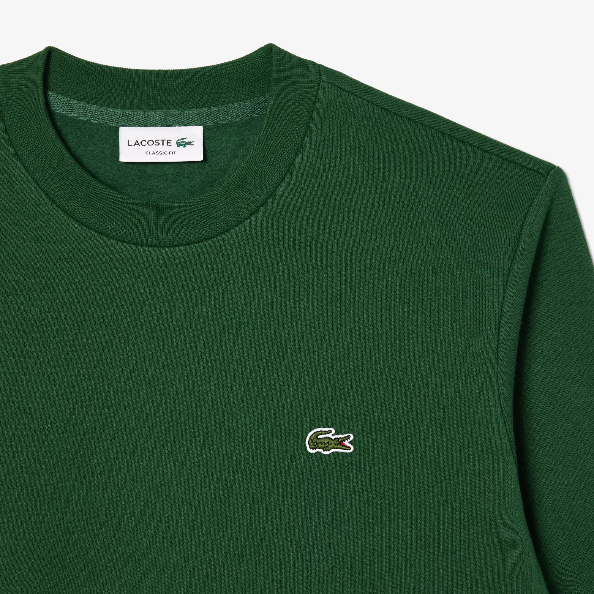 LACOSTE SWEATER JERSEY REGULAR FIT VERDE