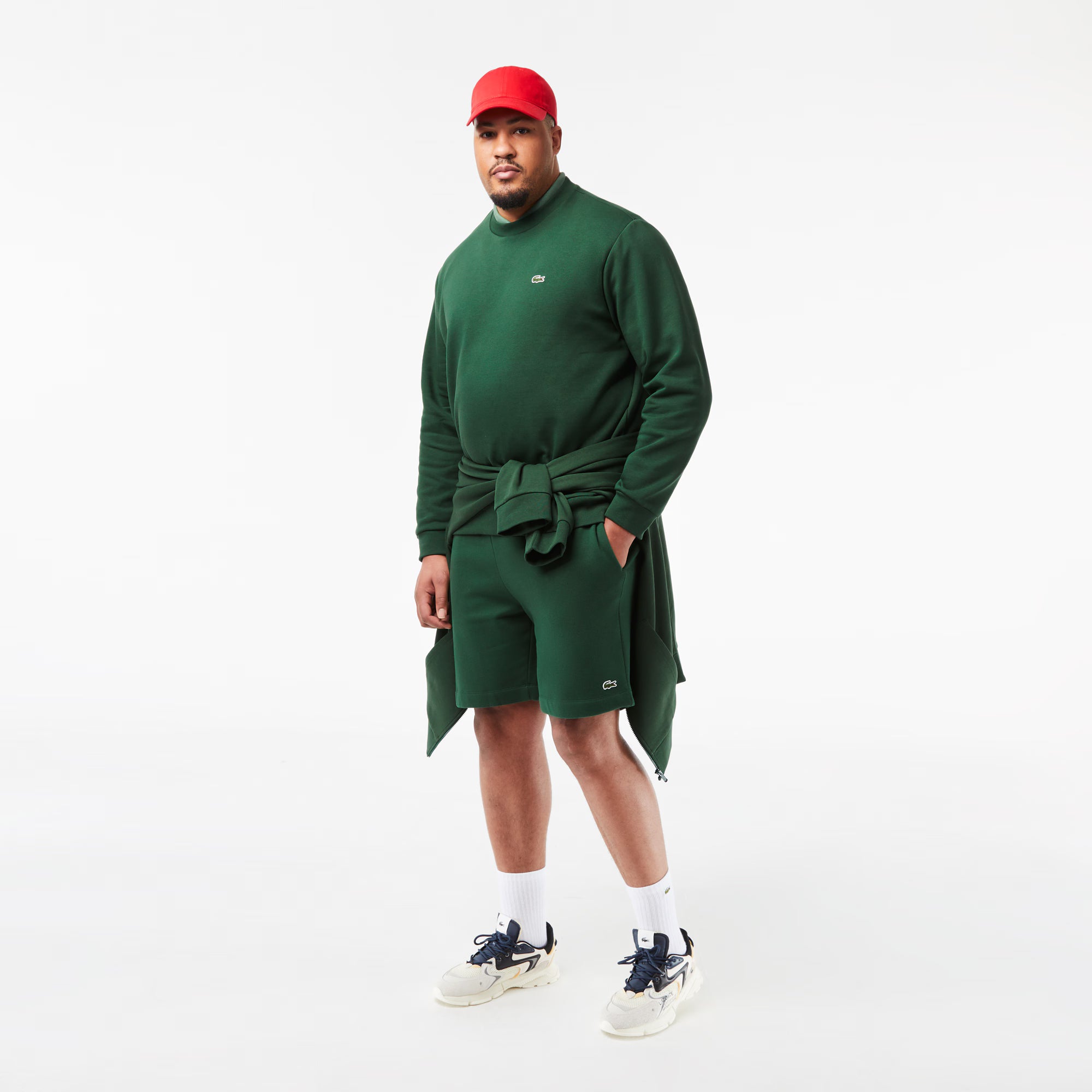 LACOSTE SWEATER JERSEY REGULAR FIT VERDE