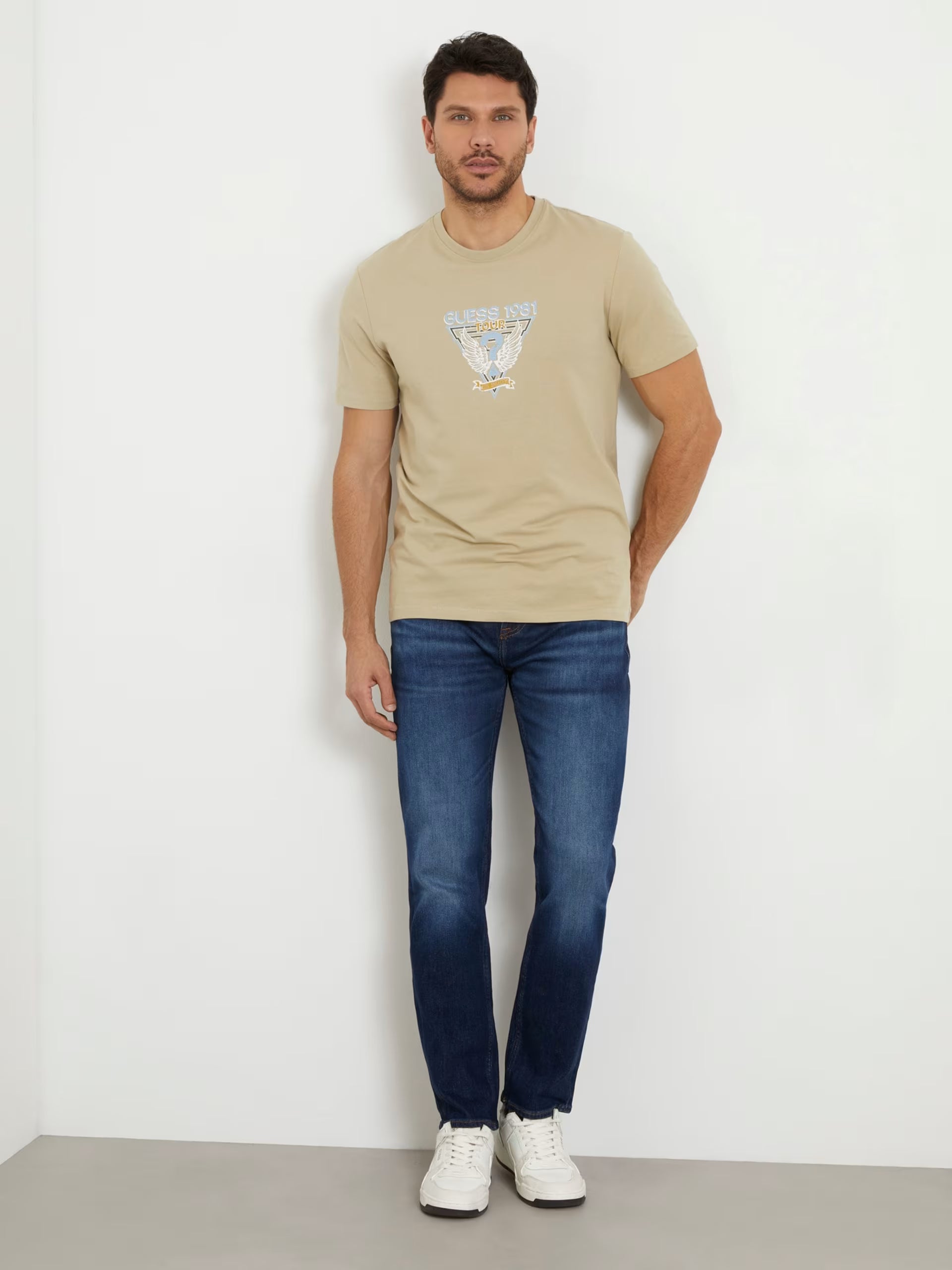 GUESS ANGELS CARRY VAQUERO SLIM FIT AZUL OSCURO