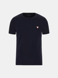 GUESS CORE CAMISETA LOGO PEQUEÑO  REGULAR FIT AZUL MARINO