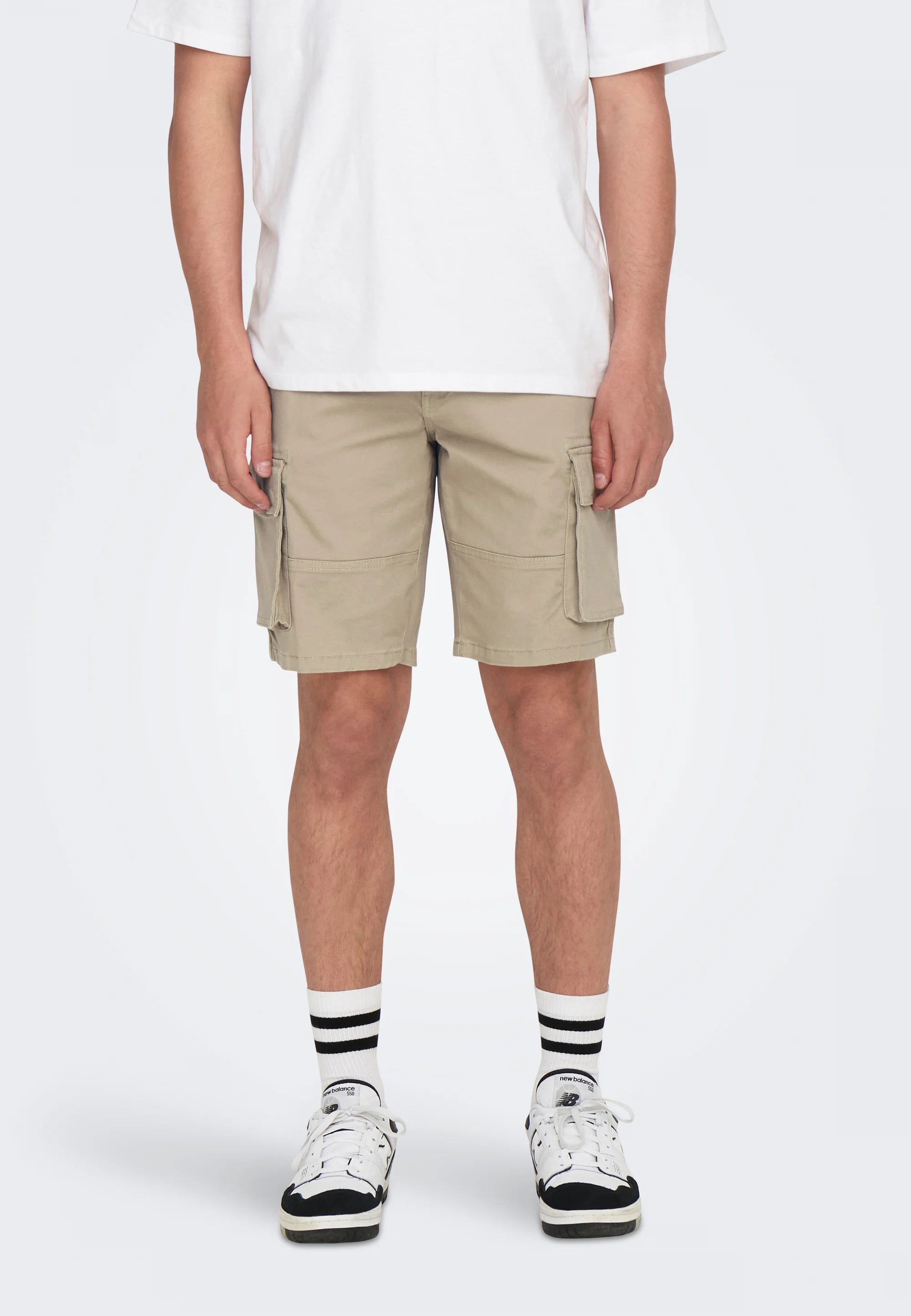 ONLY BERMUDA CARGO ONSCAM BEIGE