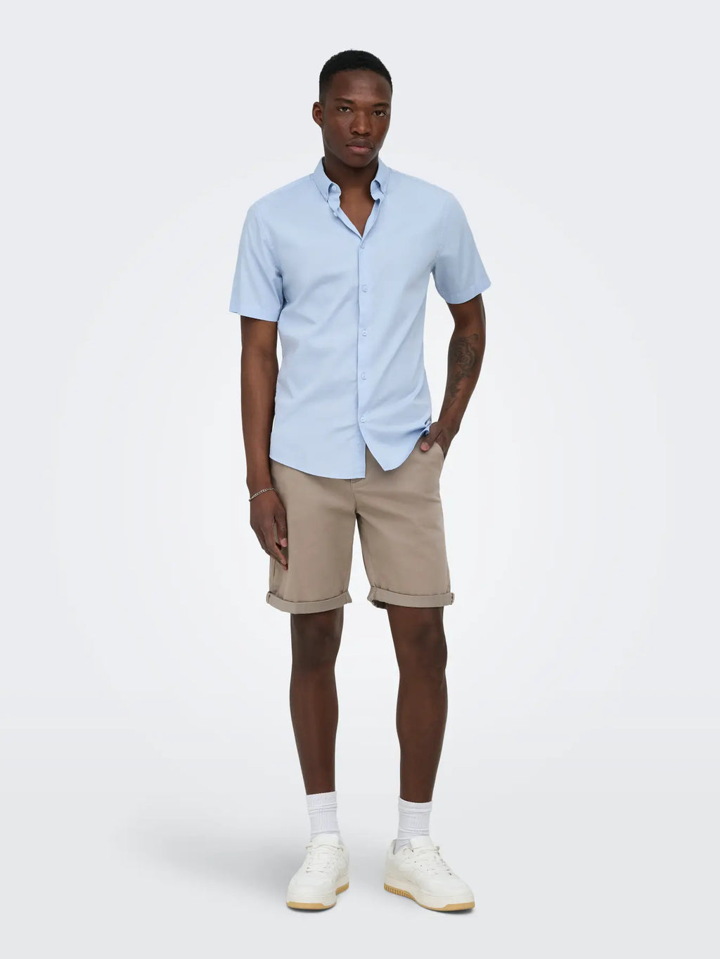 ONLY BERMUDA CHINO ONSSAUL BEIGE
