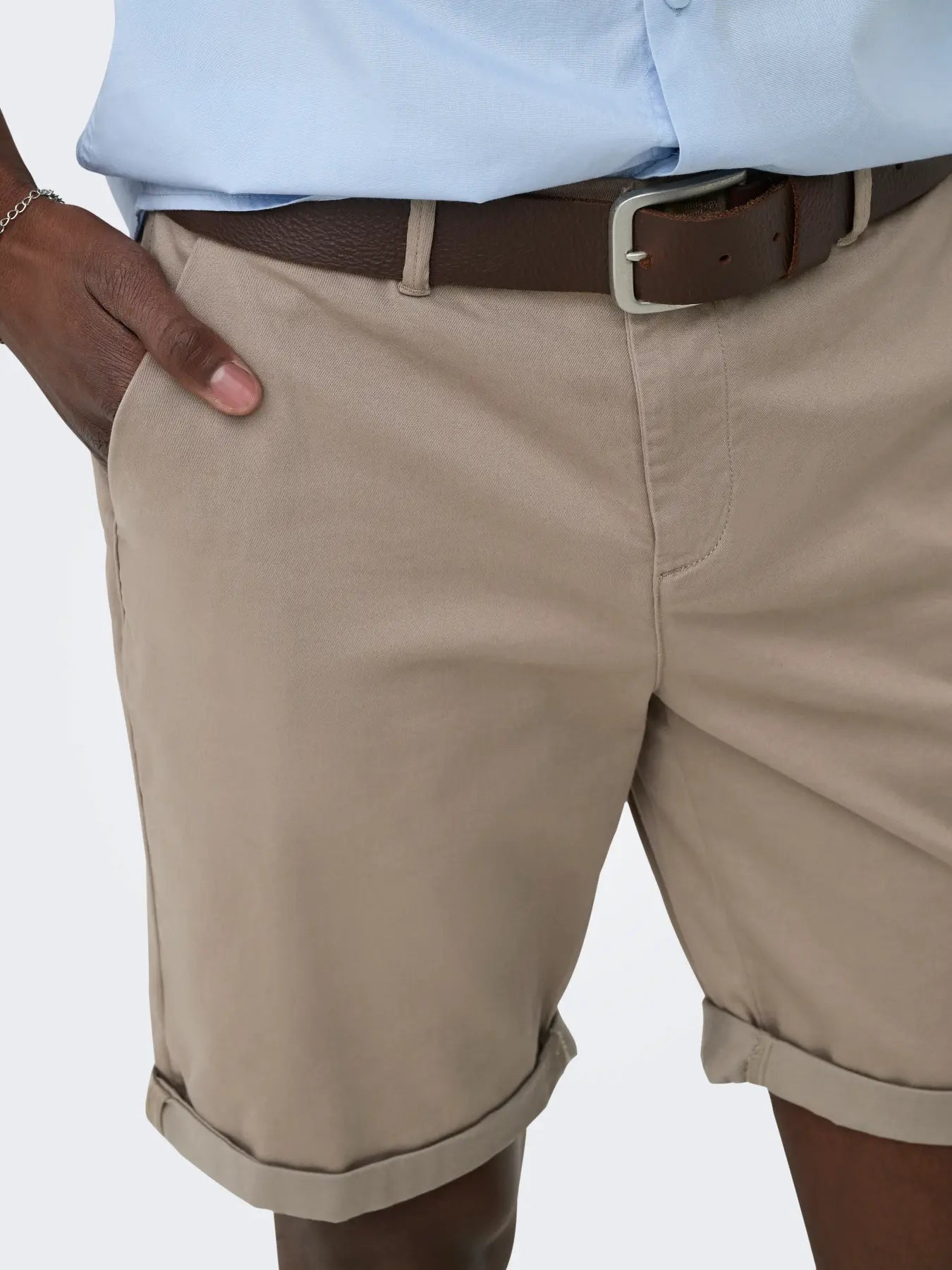 ONLY BERMUDA CHINO ONSSAUL BEIGE