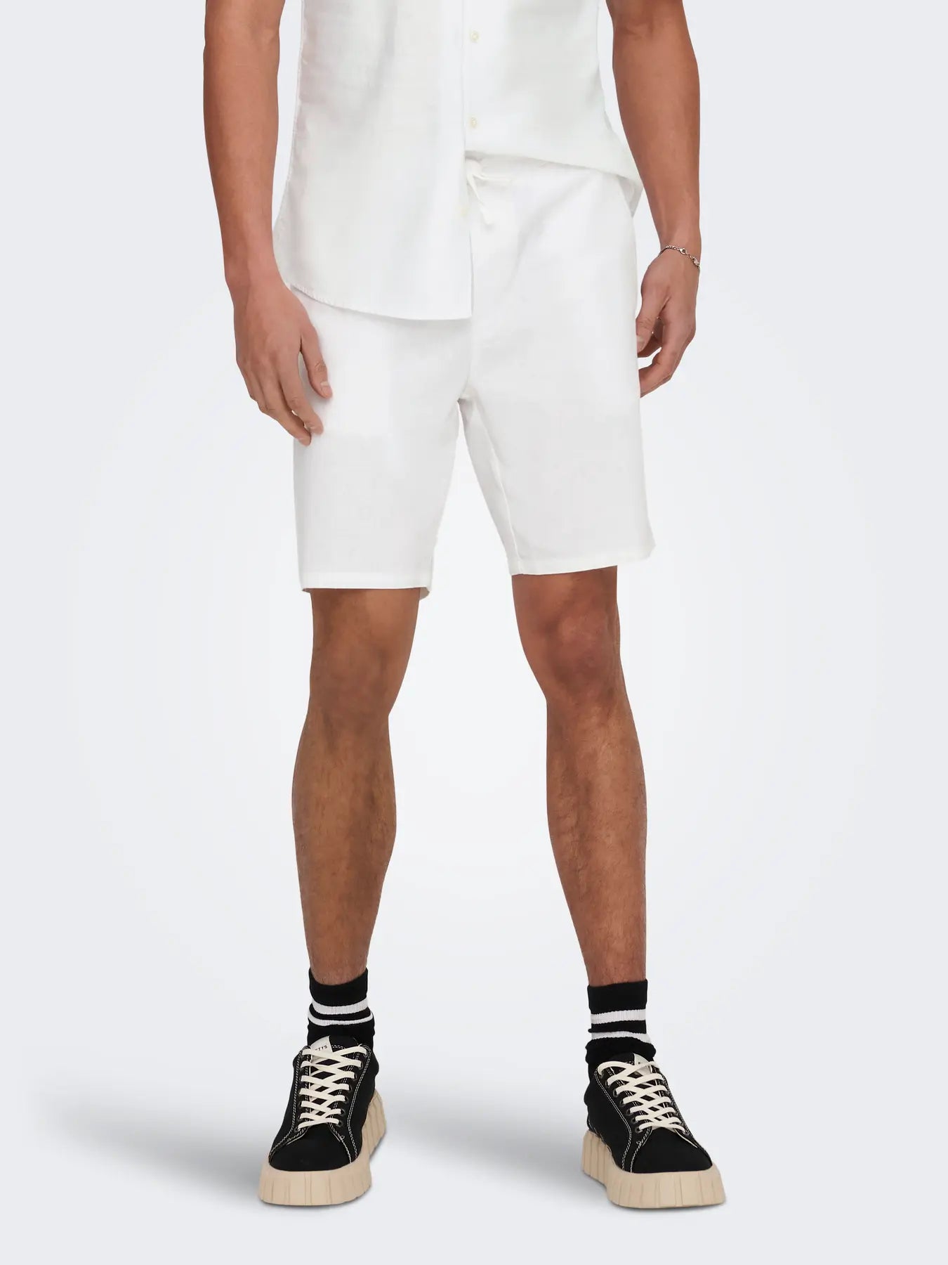 ONLY BERMUDA LINO ONSLINUS BLANCA