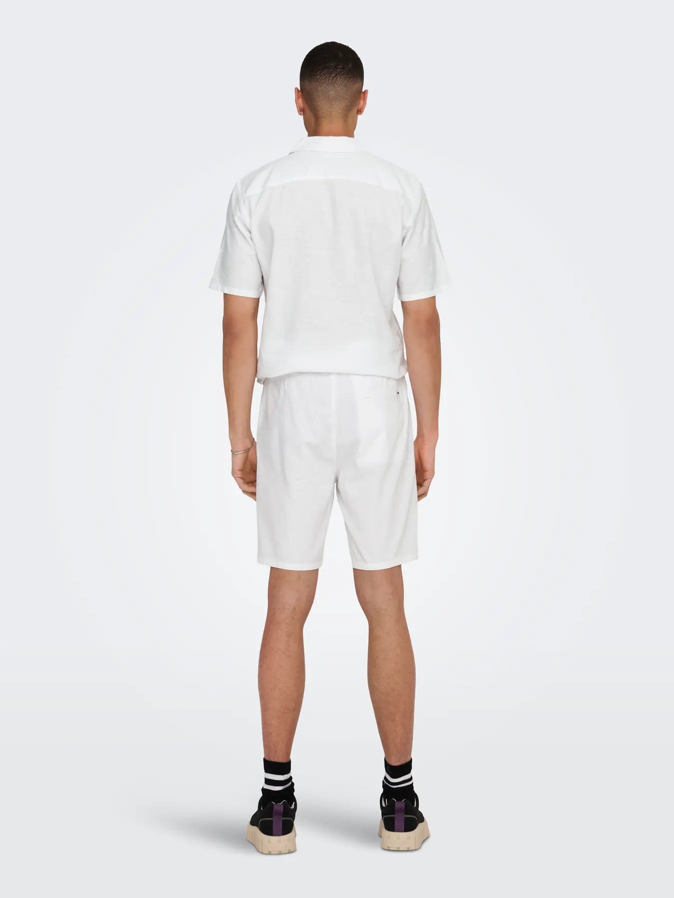 ONLY BERMUDA LINO ONSLINUS BLANCA