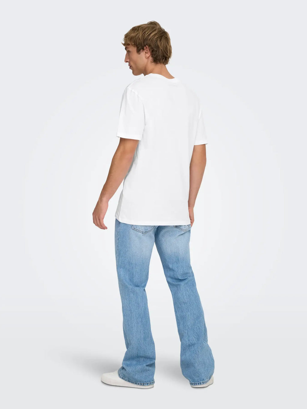 ONLY CAMISETA BASICA ONSMAX REGULAR FIT BLANCA