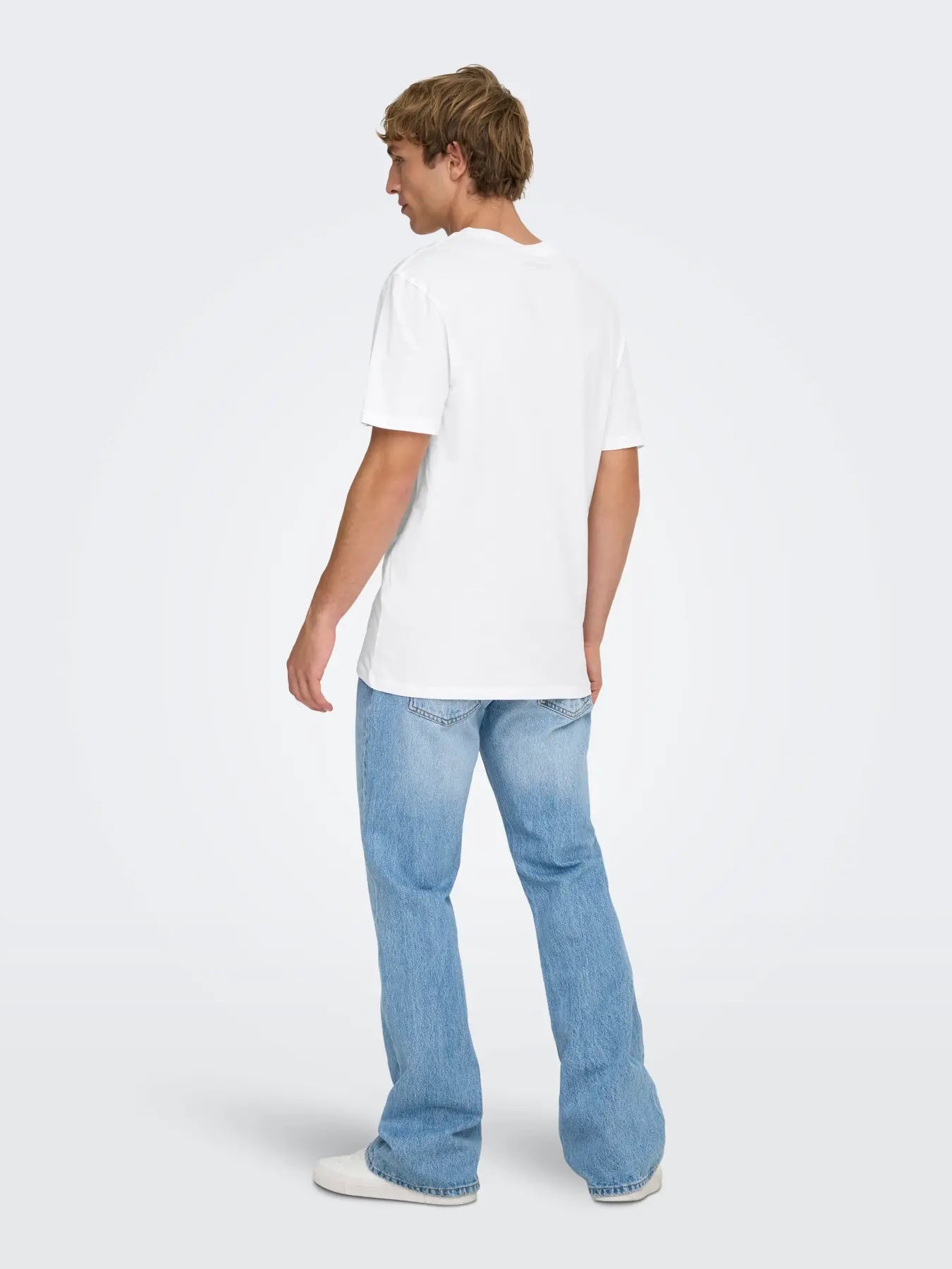 ONLY CAMISETA BASICA ONSMAX REGULAR FIT BLANCA