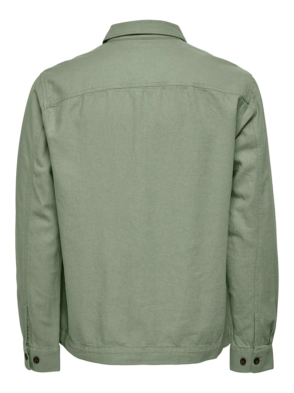 ONLY CHAQUETA OVERSIZED LINO VERDE