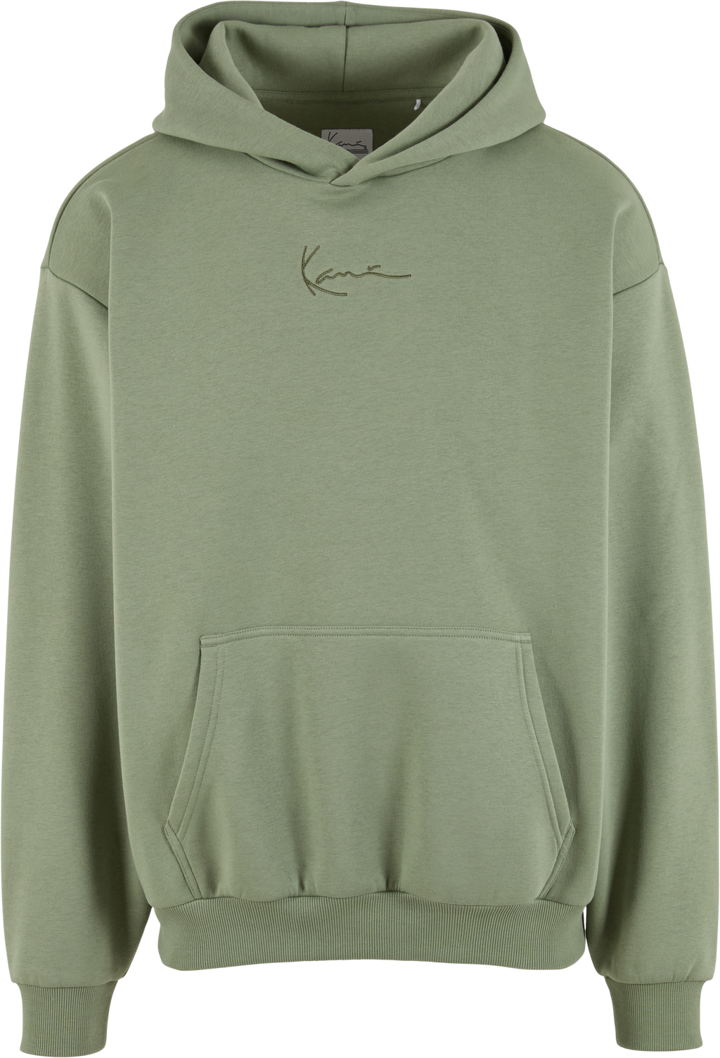 KARL KANI SUDADERA OVERSIZED CON CAPUCHA SIGNATURE VERDE