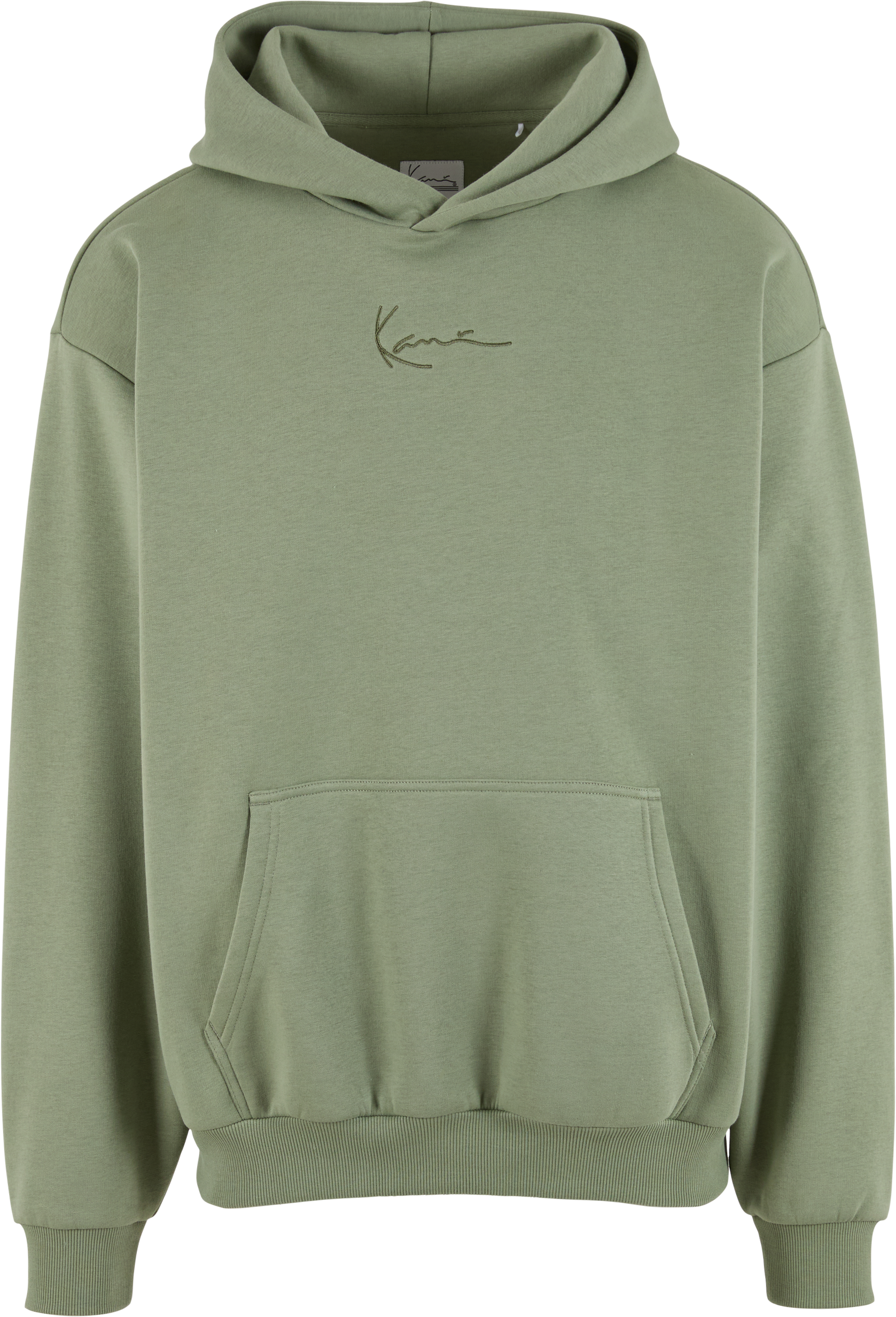KARL KANI SUDADERA OVERSIZED CON CAPUCHA SIGNATURE VERDE
