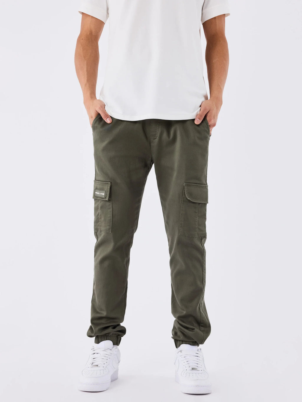 PROJECT X PARIS PANTALÓN CINTURA ELÁSTICA CARGO GREEN