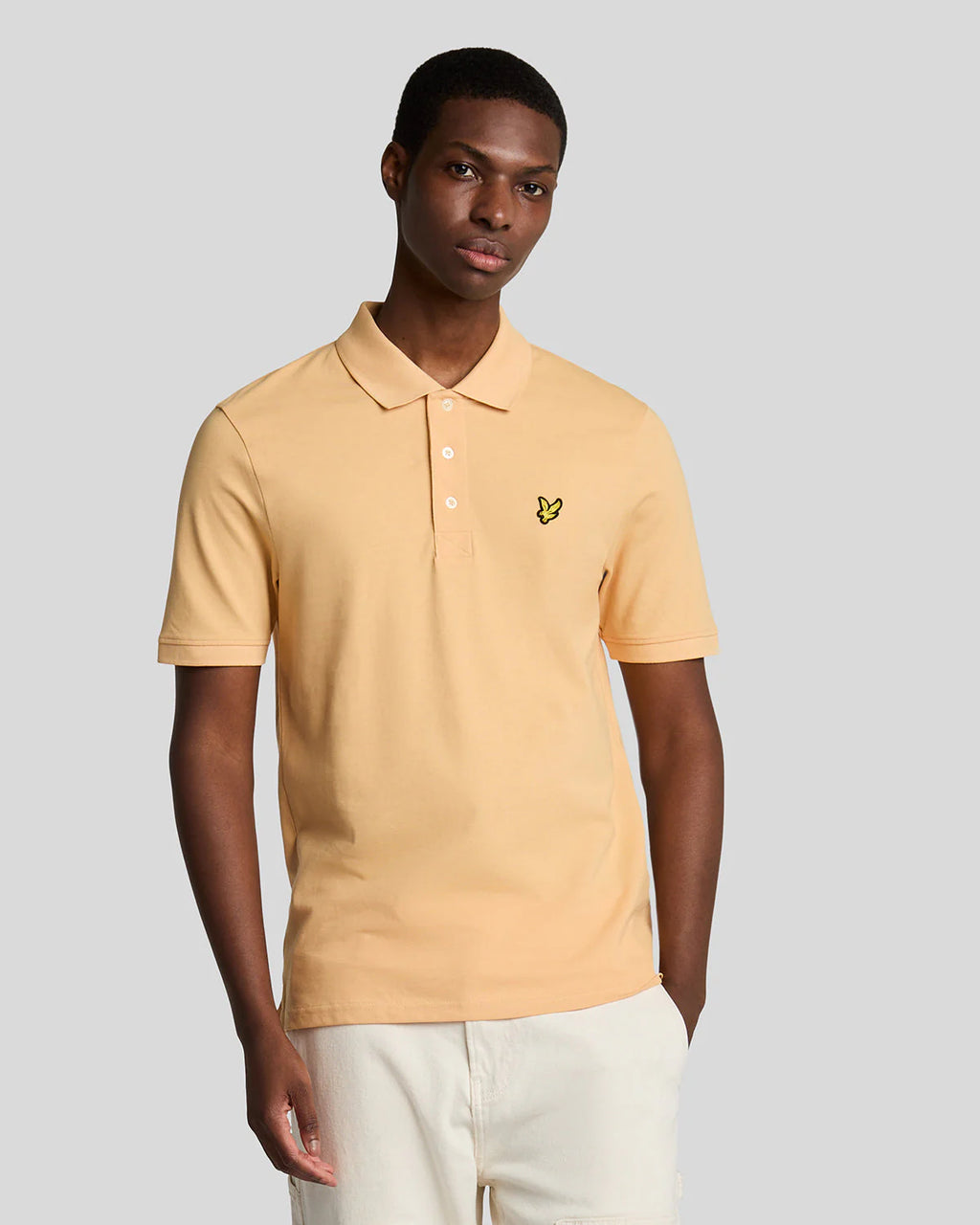 LYLE & SCOTT PLAIN POLO  REGULAR FIT AMARILLA