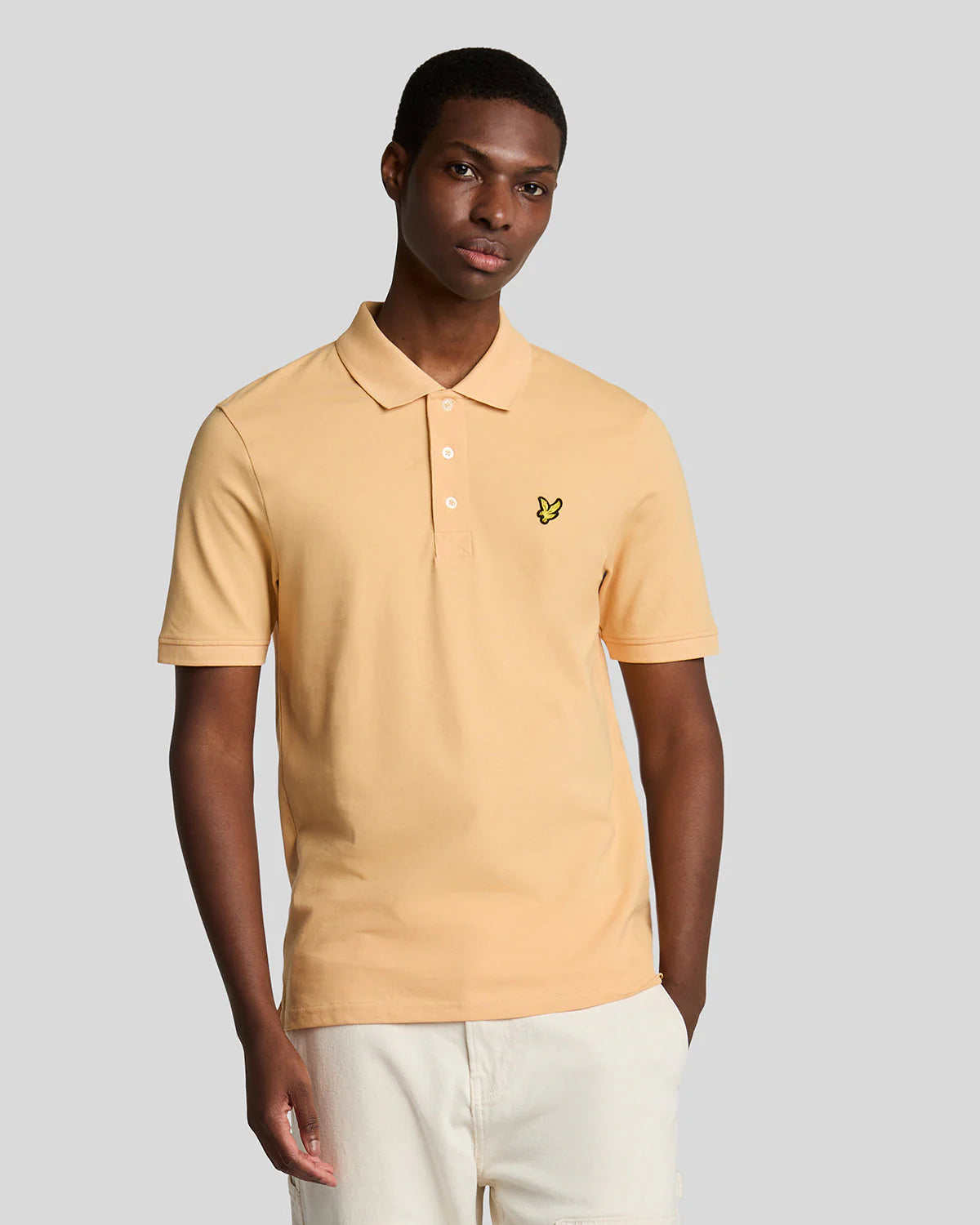 LYLE & SCOTT PLAIN POLO  REGULAR FIT AMARILLA