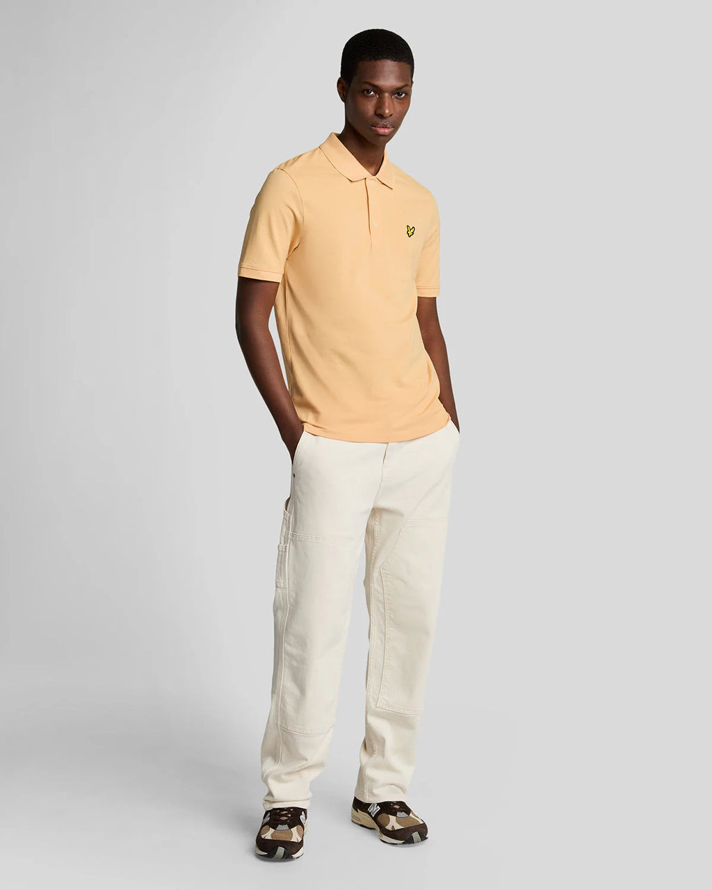 LYLE & SCOTT PLAIN POLO  REGULAR FIT AMARILLA