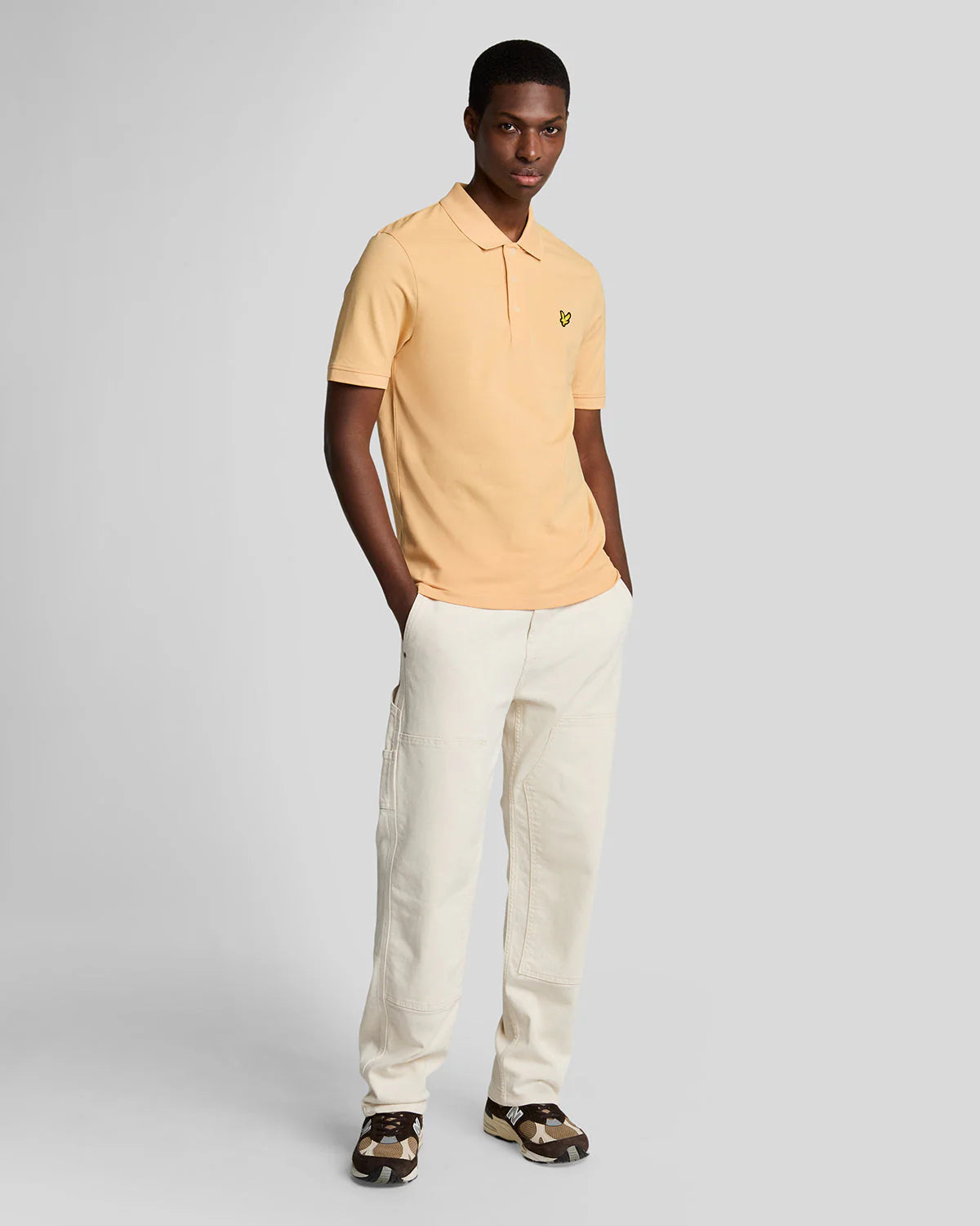 LYLE & SCOTT PLAIN POLO  REGULAR FIT AMARILLA