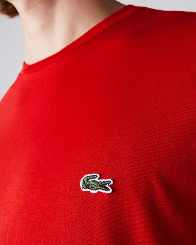 LACOSTE CAMISETA CORTE CLÁSICO CAMISETA CLASSIC FIT ROJO