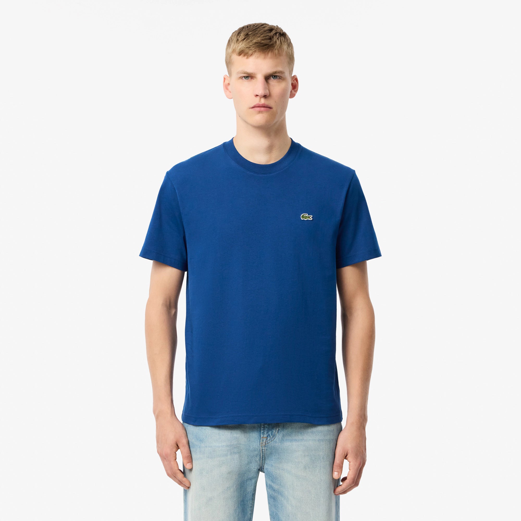 LACOSTE CAMISETA CORTE CLÁSICO CAMISETA CLASSIC FIT AZUL