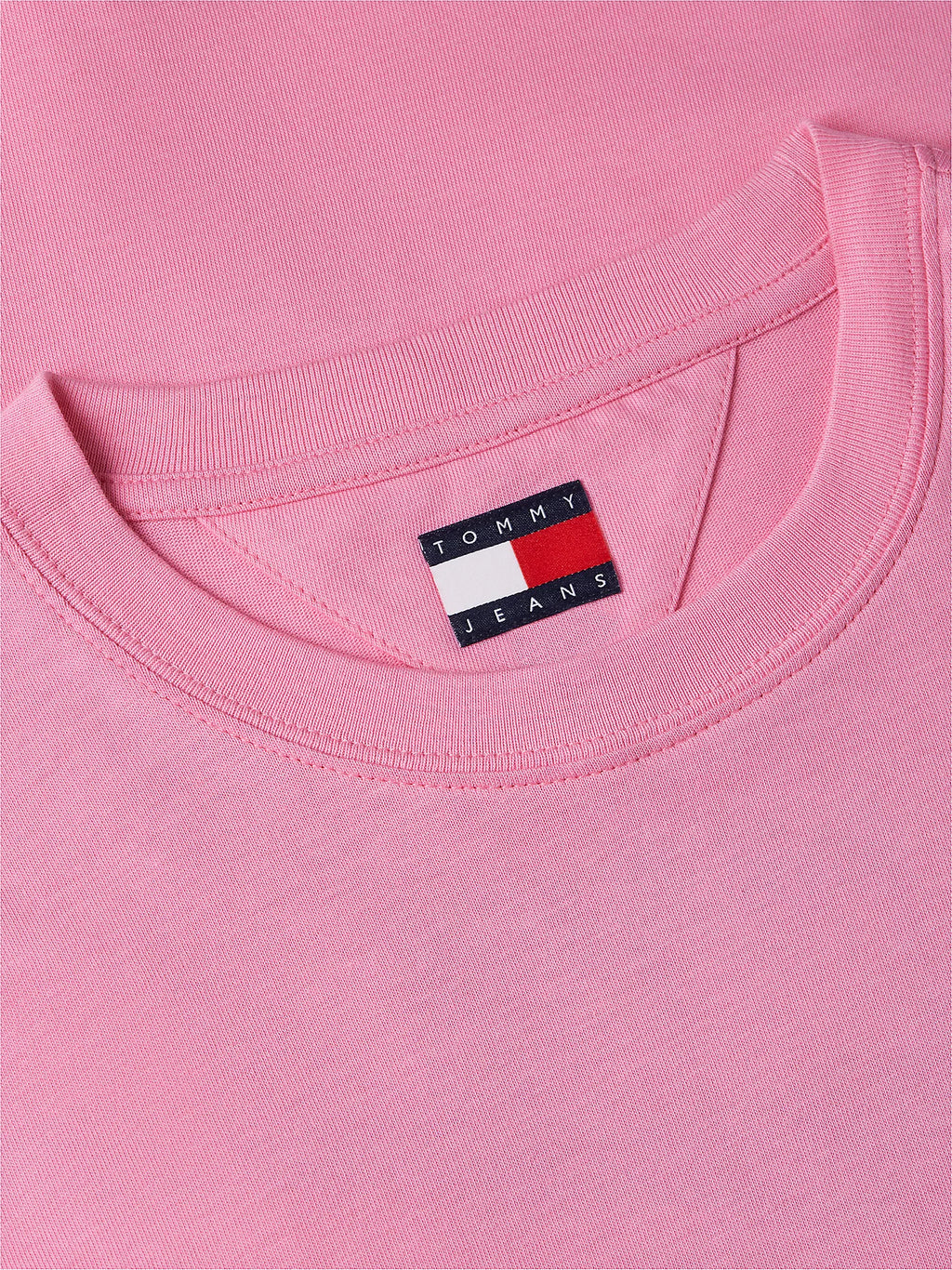 TOMMY JEANS CAMISETA LOGO 90´S MULTICOLOR REGULAR FIT ROSA