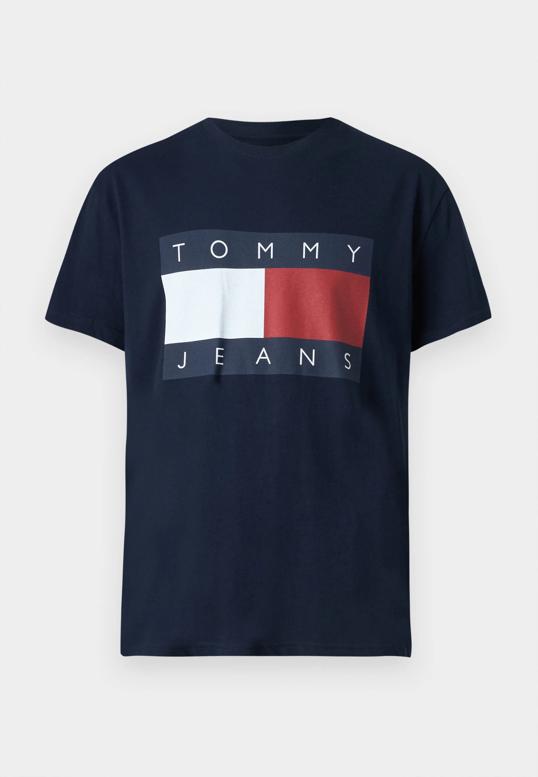 TOMMY JEANS CAMISETA LOGO BANDERA GRANDE REGULAR FIT AZUL MARINO