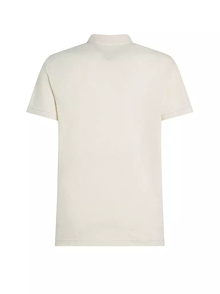 TOMMY JEANS POLO CLASSIC LOGO PEQUEÑO REGULAR FIT BLANCO ROTO