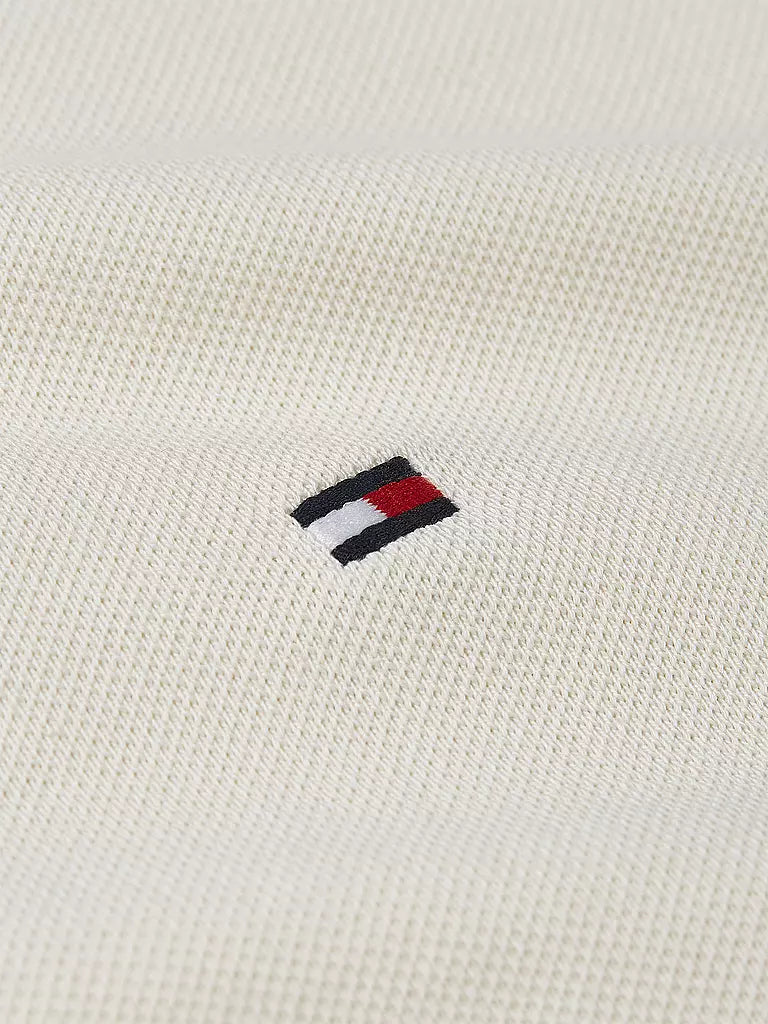TOMMY JEANS POLO CLASSIC LOGO PEQUEÑO REGULAR FIT BLANCO ROTO