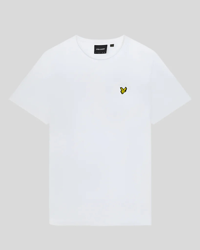 LYLE & SCOTT CAMISETA UNISEX CAMISETA REGULAR FIT BLANCA