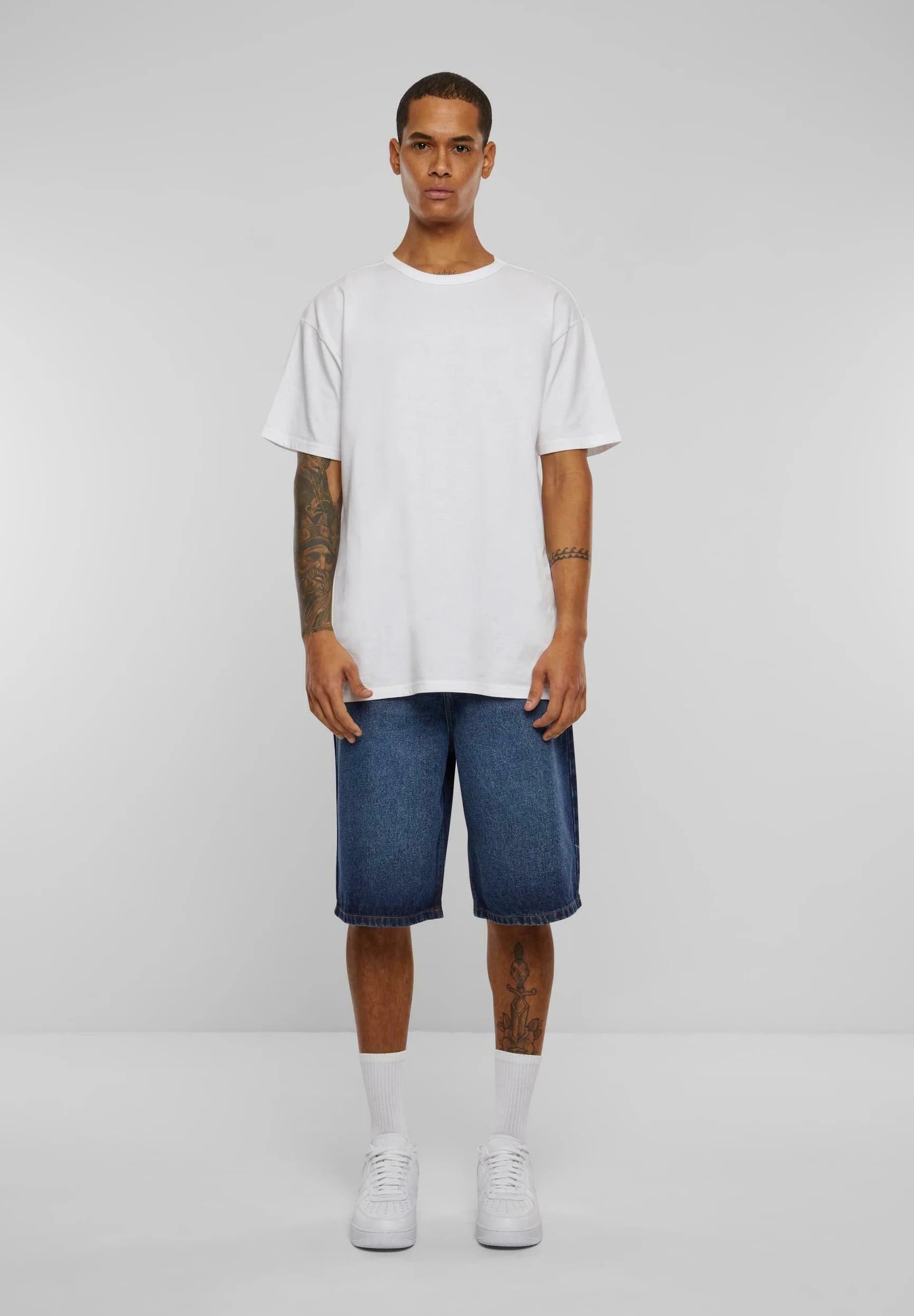 URBAN CLASSICS 90s BERMUDA NEW DARK BLUE WASHED