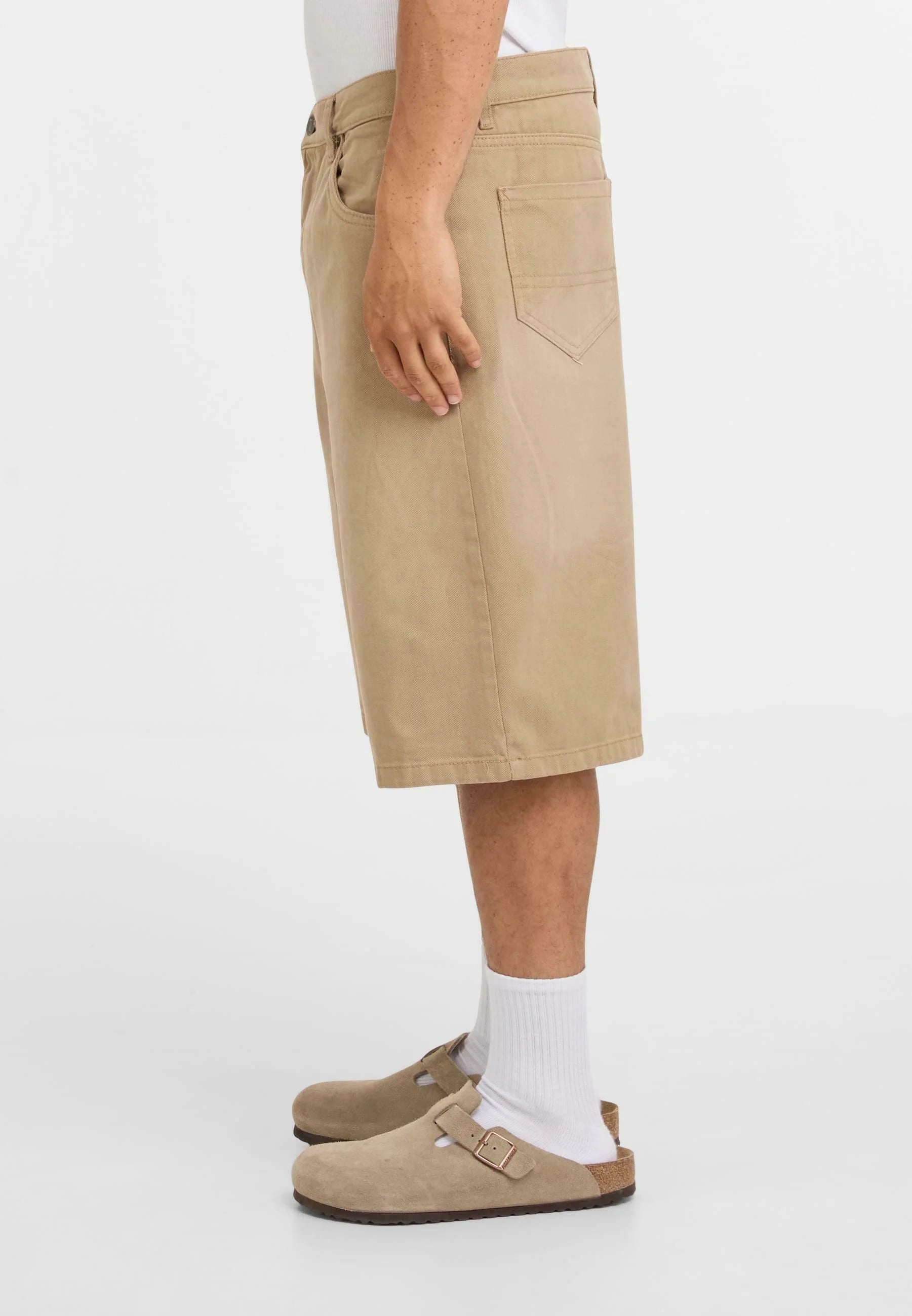 URBAN CLASSICS 90's BERMUDA LOOSE FIT BEIGE