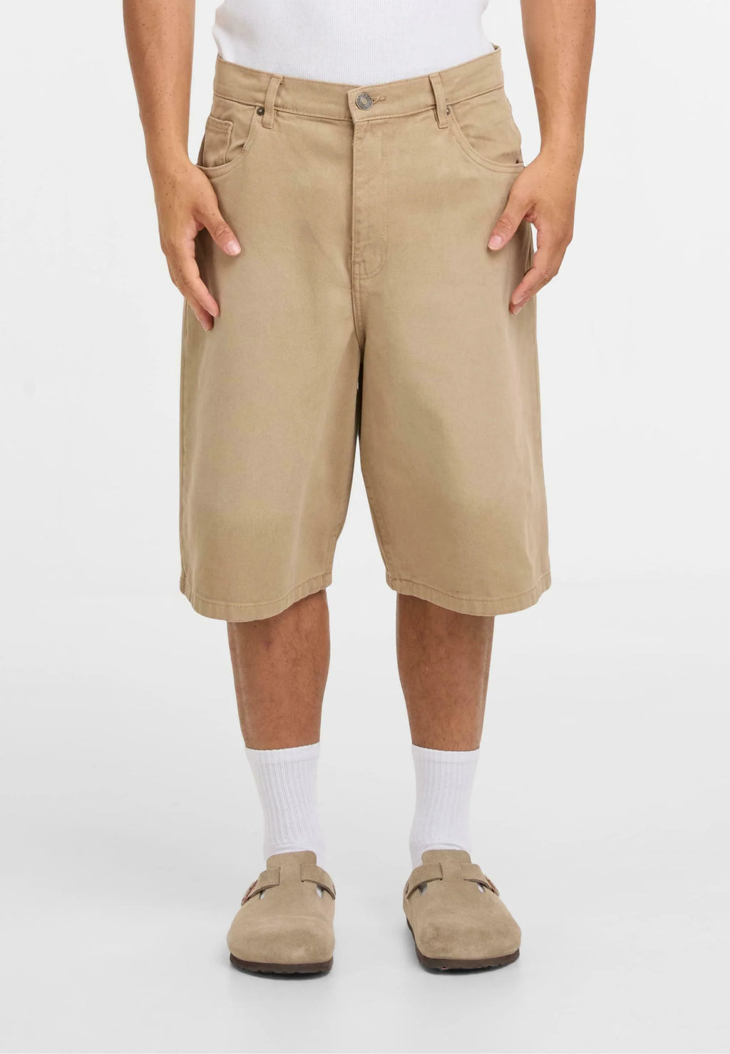 URBAN CLASSICS 90's BERMUDA LOOSE FIT BEIGE