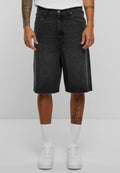 URBAN CLASSICS 90's BERMUDA LOOSE FIT NEGRO LAVADO