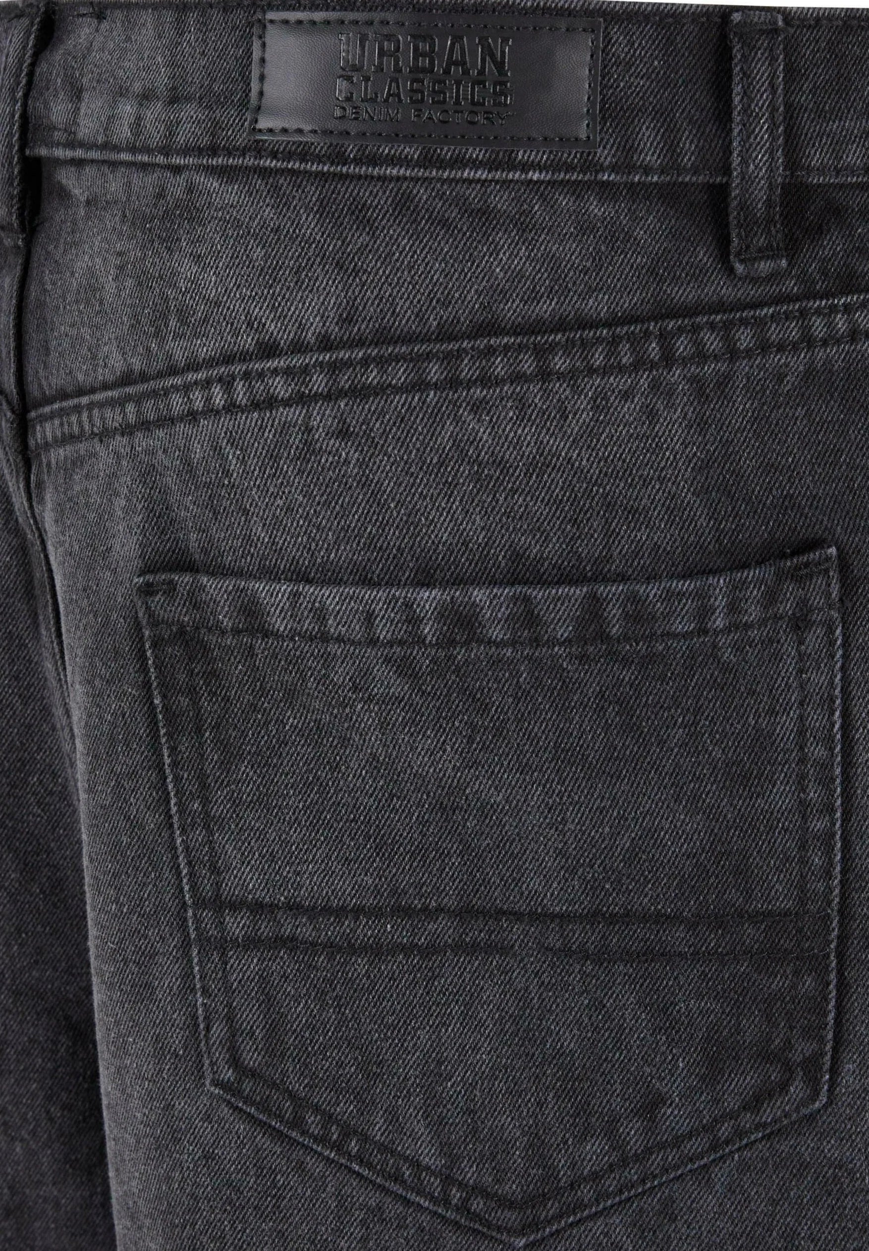 URBAN CLASSICS 90's BERMUDA LOOSE FIT NEGRO LAVADO