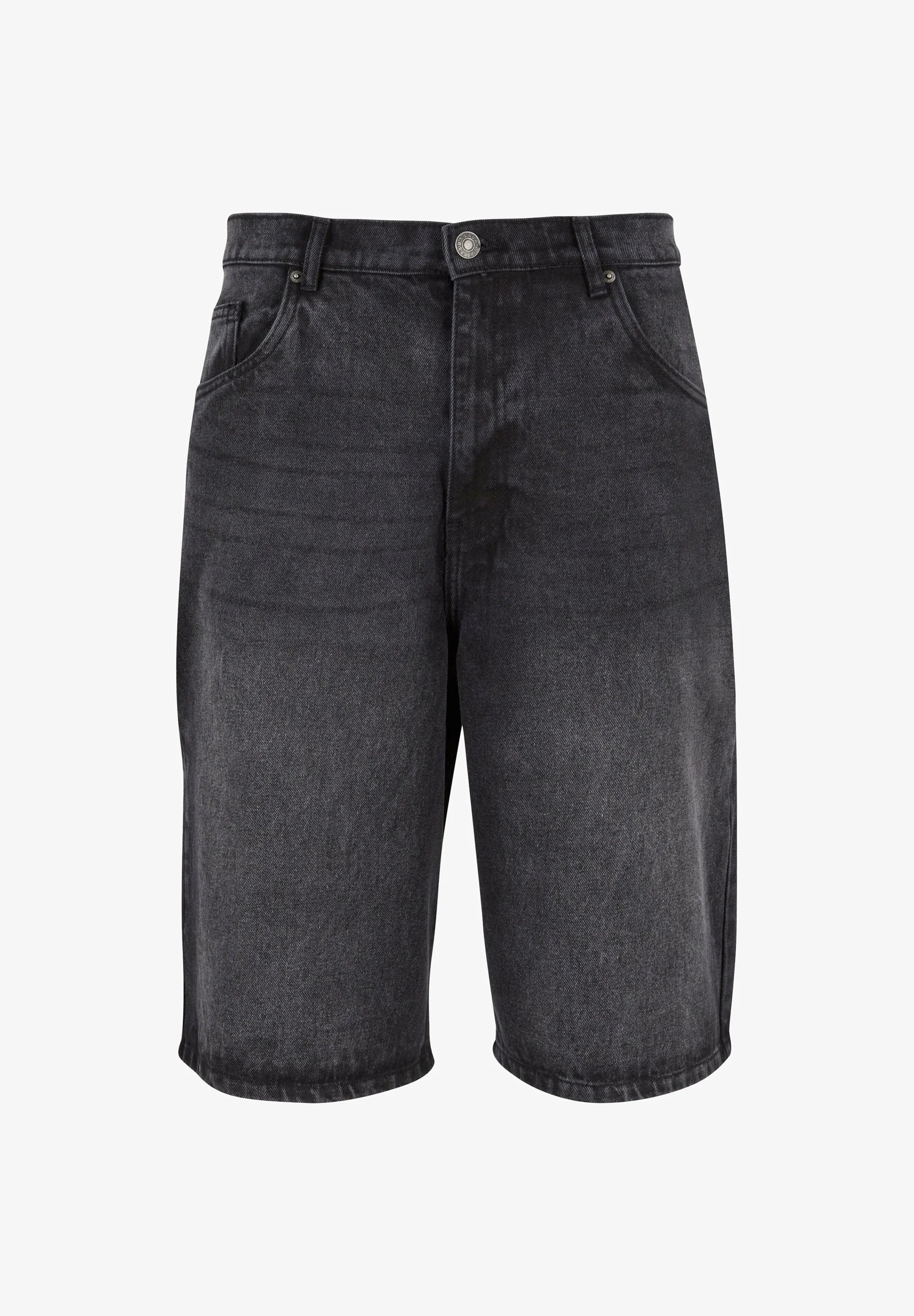 URBAN CLASSICS 90's BERMUDA LOOSE FIT NEGRO LAVADO
