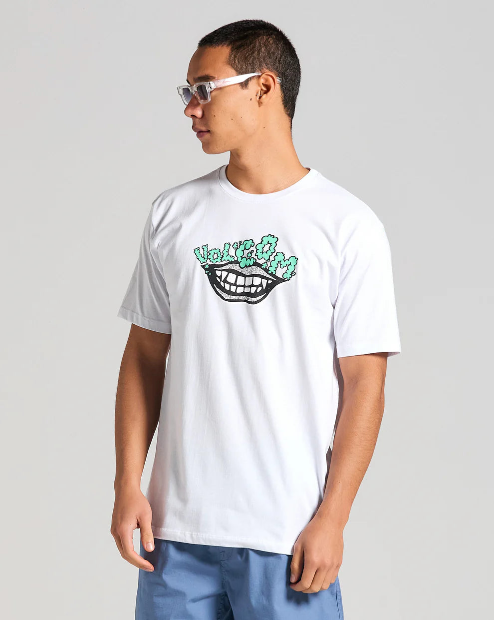 VOLCOM EVIL GRIN CAMISETA BLANCA