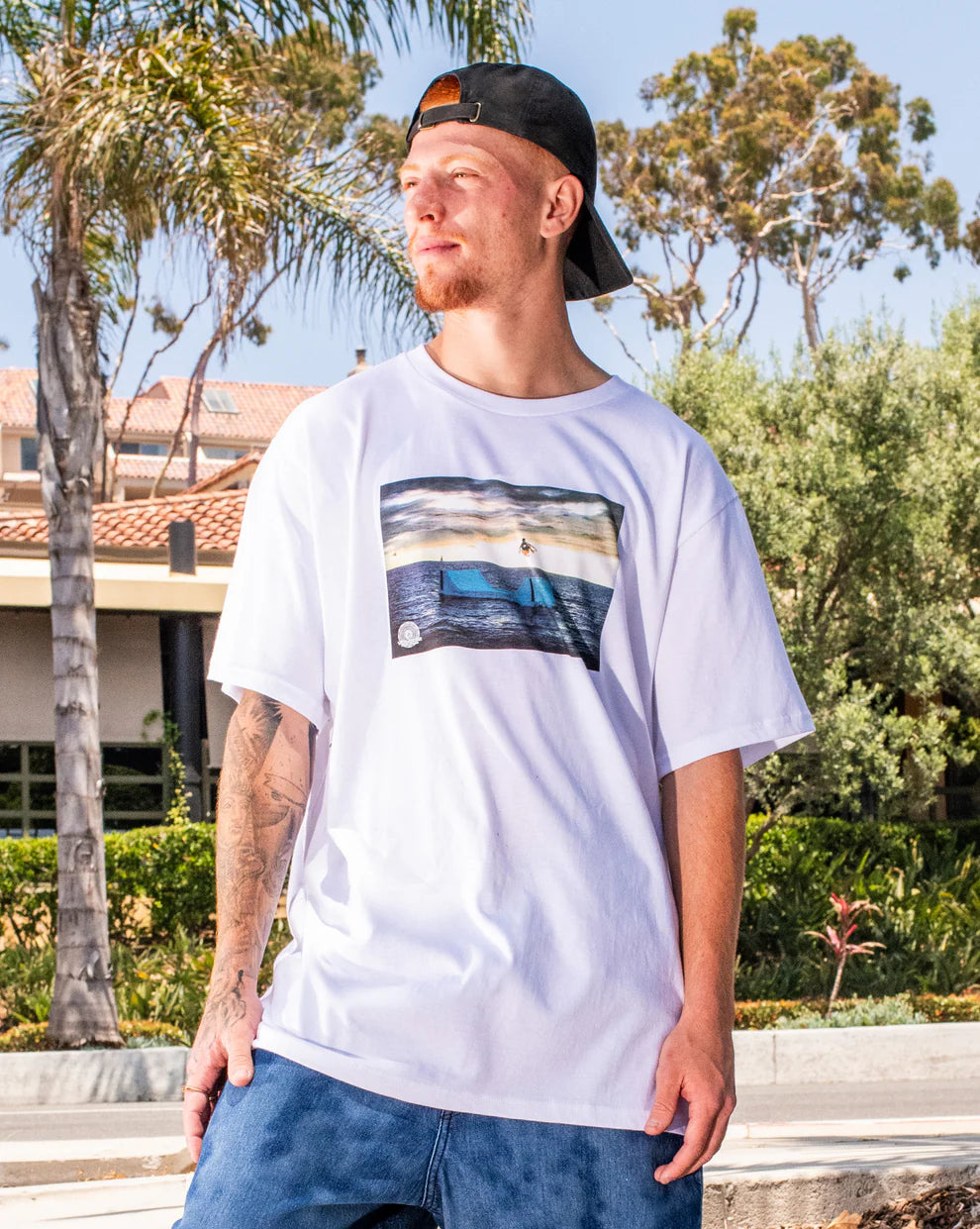 VOLCOM TTT POSTER CAMISETA BLANCA