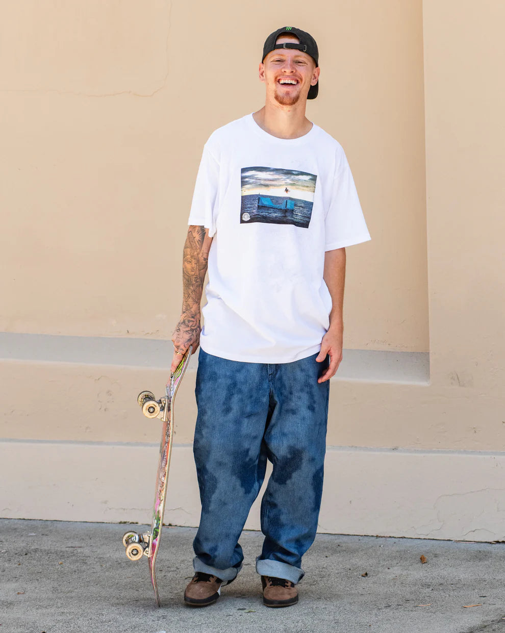 VOLCOM TTT POSTER CAMISETA BLANCA