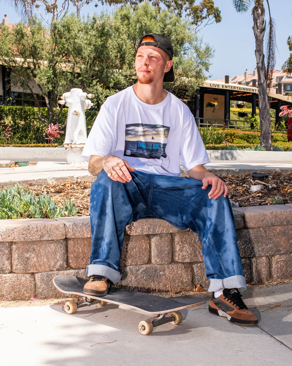 VOLCOM TTT POSTER CAMISETA BLANCA