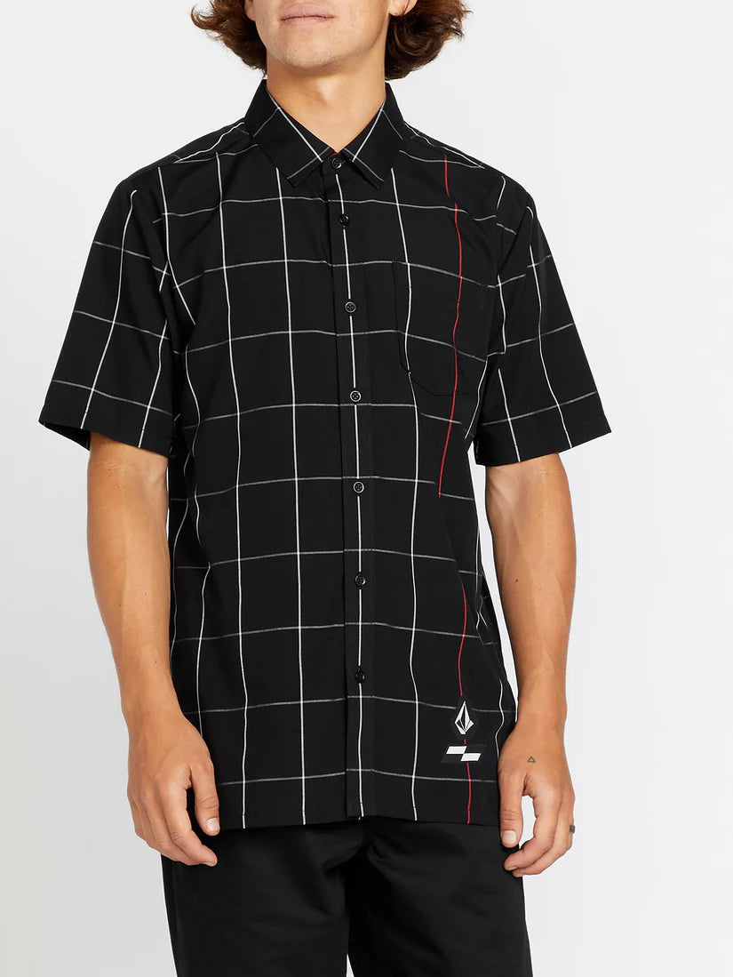 VOLCOM X SCHROFF CAMISA NEGRA