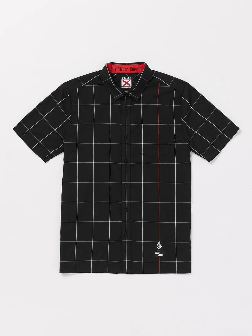 VOLCOM X SCHROFF CAMISA NEGRA