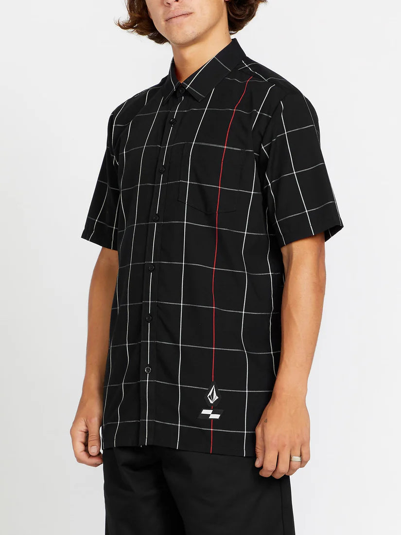 VOLCOM X SCHROFF CAMISA NEGRA