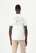 GUESS CLASSIC COLLEGIA CAMISETA REGULAR FIT BLANCA