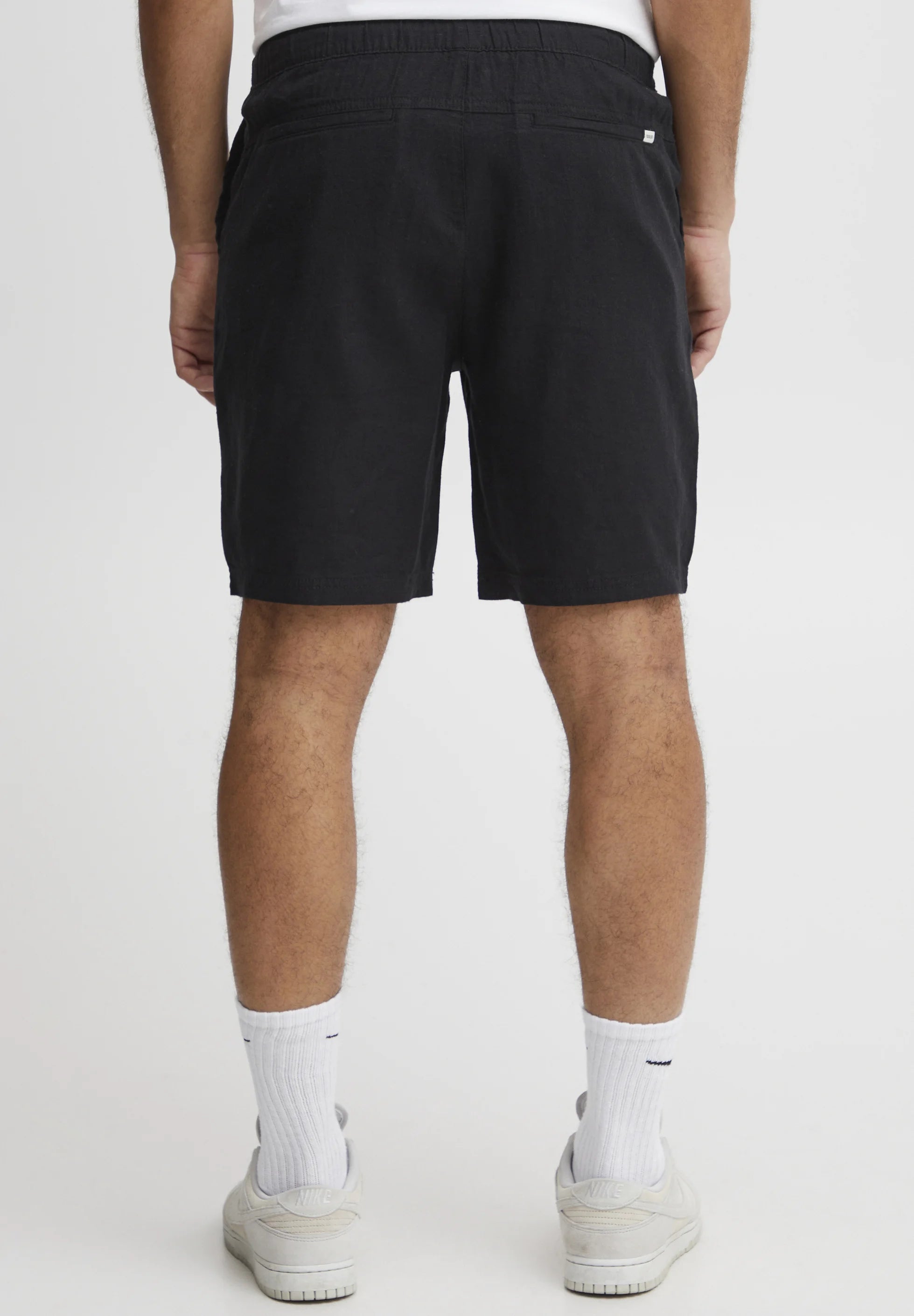 SOLID LINO SDAURELIUS ELASTICO SHORTS TRUE BLACK
