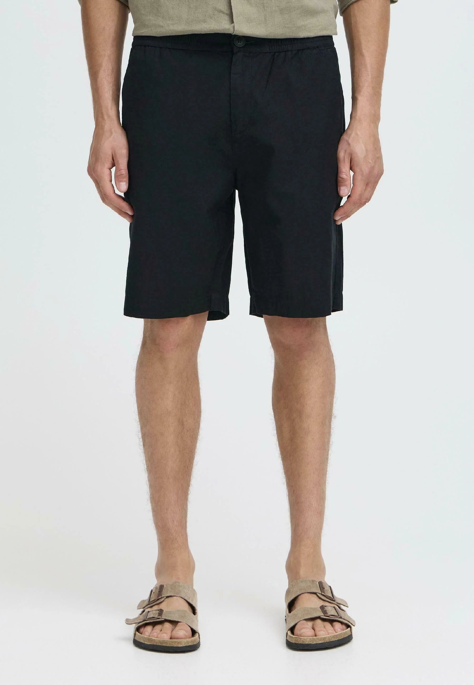 SOLID LINO SDAURELIUS BOTON SHORTS TRUE BLACK
