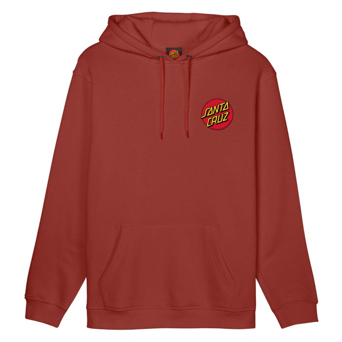 SANTA CRUZ CLASSIC DOT CHEST SUDADERA CON CAPUCHA ÓXIDO OSCURO