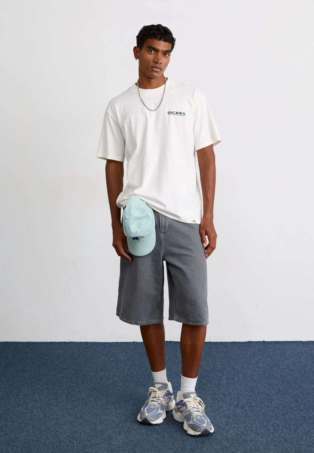 DICKIES BURNS CAMISETA BLANCO ROTO